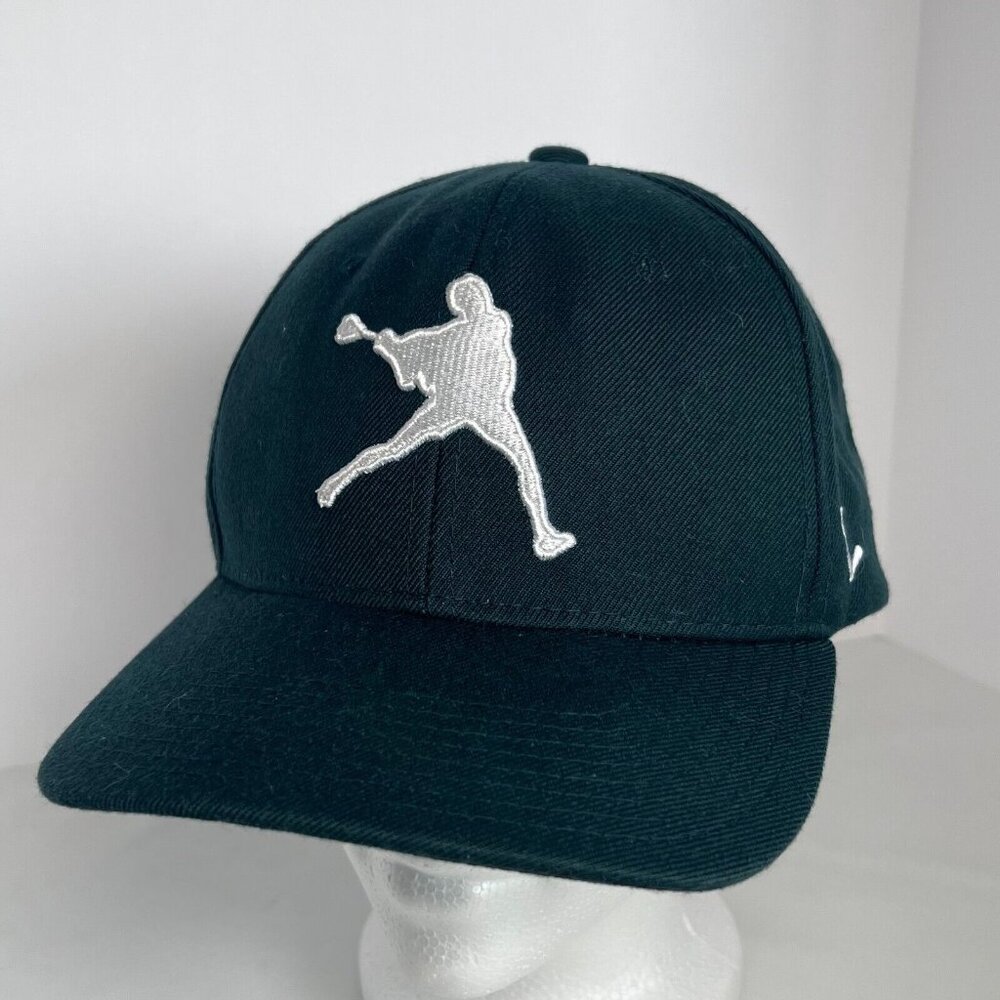 Zephyr The Hat Lacrosse Silhouette Green White Snapback Cap College Team